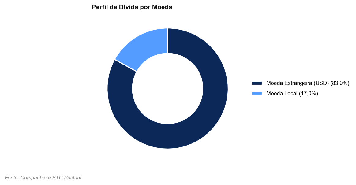 Perfil da divida por indexador
